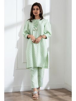 etre comfortwear - Nayab Mint Green Kurta with Pant