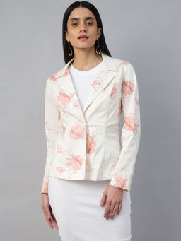 Sands of India - Notched Lapel Long Sleeves Regular Fit Single Breasted Blazer