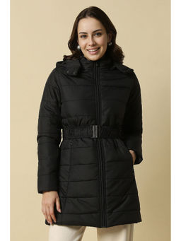 Allen Solly - Women Black Solid Casual Jacket