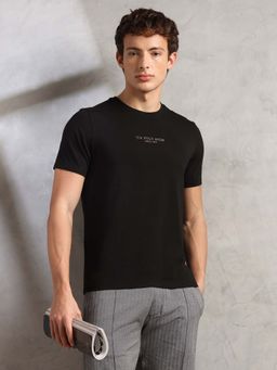 U.S. POLO ASSN. - Black Viscose Lounge T-Shirt