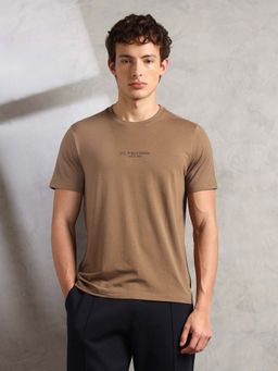 U.S. POLO ASSN. - Brown Viscose Lounge T-Shirt