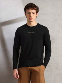 U.S. POLO ASSN. - Black Viscose Lounge T-Shirt