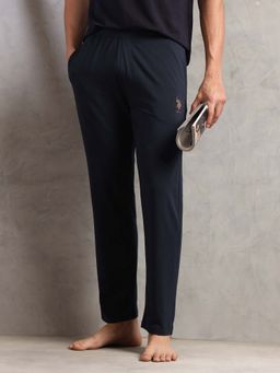 U.S. POLO ASSN. - Blue Viscose Mid Waist Lounge Trackpant