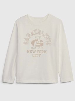 GAP - White Printed Relaxed Fit T-Shirt