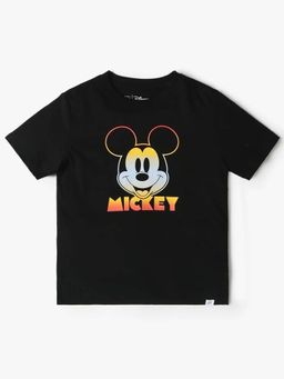 GAP - Black Printed Regular Fit T-Shirt