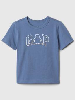 GAP - Blue Printed Relaxed Fit T-Shirt