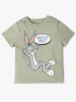 GAP - Olive Printed Regular Fit T-Shirt