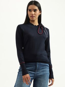 United Colors of Benetton - Navy Blue Solid Top