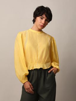 ONLY - Womens Regular Fit Yellow Top