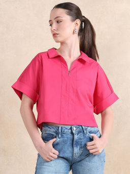 RAREISM - Buener Pink Crop Top