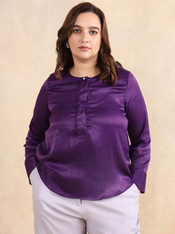RAREISM - Daxzo Purple Relaxed Top