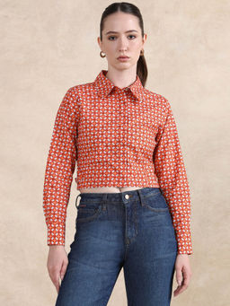 RAREISM - Rister Orange Regular Crop Top