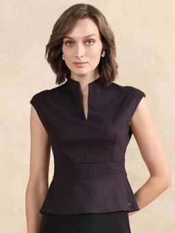 RAREISM - Caldy Wine Fit and Flare Regular Top