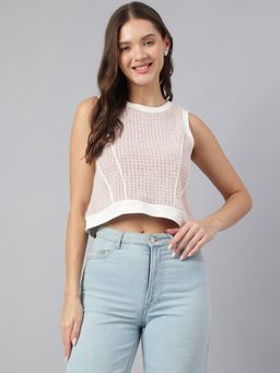 Latin Quarters - Women Pink Solid Top with Jacket (Set of 2)