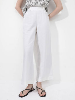 RAREISM - Arid Primary White Solid Trouser
