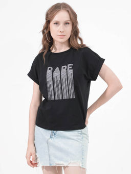 RAREISM - Bocato Primary Black Graphic T-Shirt