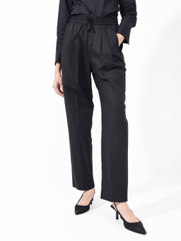 RAREISM - Juven Primary Black Solid Trouser