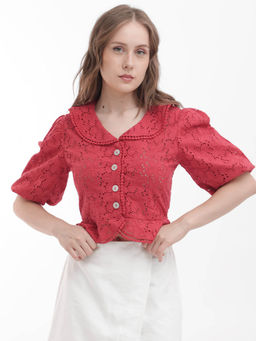 RAREISM - Mysterio Pastel Pink Solid Top