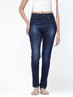 RAREISM - Zarish Blue Solid Jeans