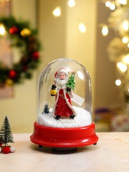 Little Surprise Box - Lucky Lamp Santa Musical Snow Golbe Dome Christmas Decor.