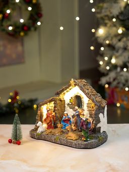 Little Surprise Box - Three Wise Men With Holy Family Christmas Crib Nativity Set Christmas Decor