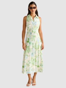 Forever New - Green Lindsey Floral Printed Midi Dress (Set of 2)