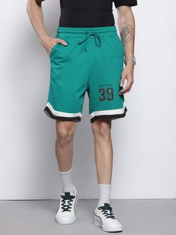 The Indian Garage Co - Men Oversized Fit Batman Printed Mid-Rise Shorts