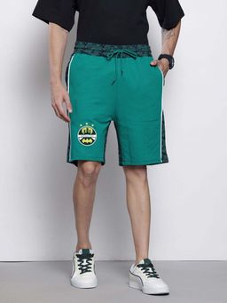 The Indian Garage Co - Men Regular Fit Batman Printed Mid-Rise Shorts