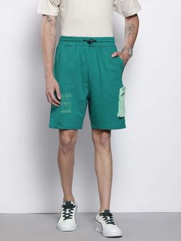 The Indian Garage Co - Men Oversized Fit Batman Printed Mid-Rise Shorts