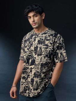 The Souled Store - Official Batman: Gotham City Men's T-Shirt