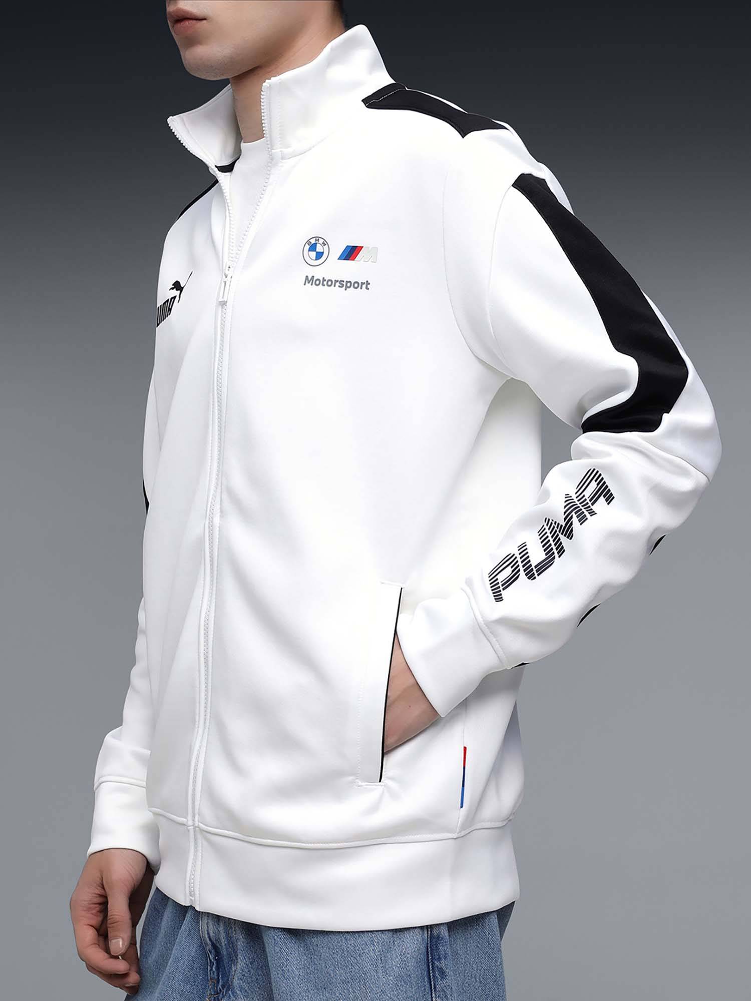 Buy Puma BMW Mms Mt7+ Men's Colorblock Spacer Jacket (XS) Online