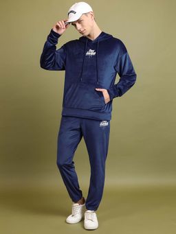 HIGHLANDER - Blue Oversized Hooded Sweatshirt with Joggers (Set of 2)