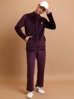 HIGHLANDER - Wine Sweatshirt with Track Pant (Set of 2)