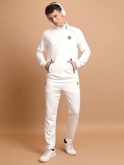 HIGHLANDER - White Sweatshirt with Track Pant (Set of 2)