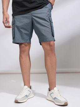 HIGHLANDER - Men's Blue Cargo Shorts