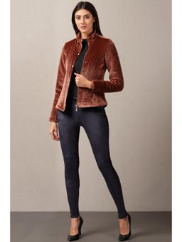 Lakshita - Blue Regular Velvet Jegging