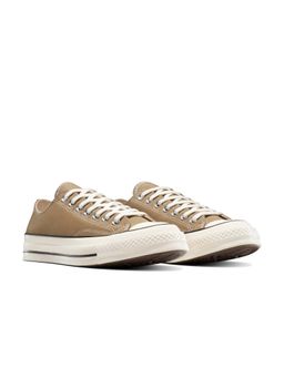 Converse - Unisex Chuck 70 Vintage Canvas Low Top Beige Sneakers