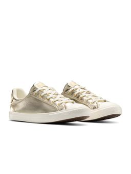Converse - Women Chuck Taylor All Star Dainty Lucky Metallic Gold Low Top Sneakers