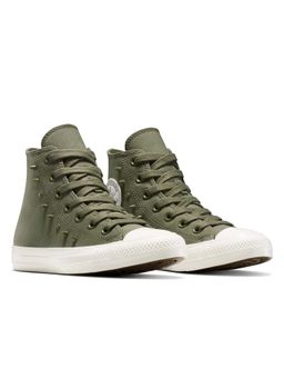 Converse - Unisex Chuck Taylor All Star Spikes High Top Olive Sneakers