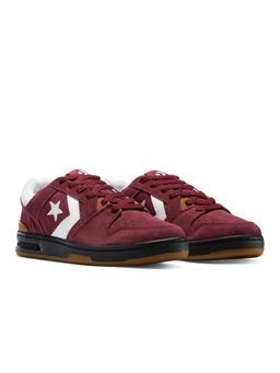 Converse - Unisex CL98 Suede Low Top Maroon Sneakers