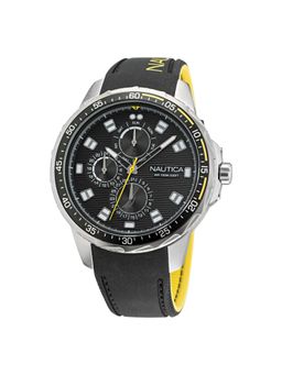 Nautica - Men Black Strap Analog Watch NAPCLF009 (M)