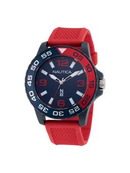 Nautica - Men Red Strap Analog Watch NAPFWS303 (M)
