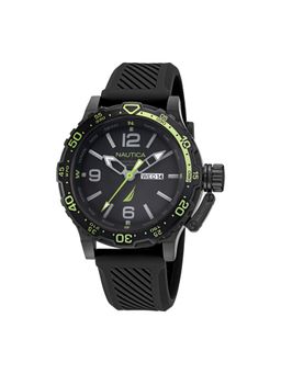 Nautica - Men Black Strap Analog Watch NAPGLF114 (M)