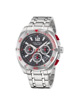 Nautica - Men Silver Strap Analog Watch NAPTCS302 (M)