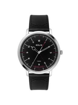 Helix - Men Black Strap Analog Watch Tw056Hg00 (M)