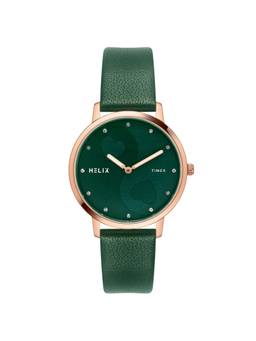 Helix - Women Green Strap Analog Watch TW056HL07T (M)