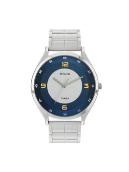 Helix - Men Silver Strap Analog Watch TW060HG04T (M)