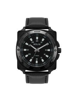 Helix - Men Black Strap Analog Watch TW062HG00T (M)