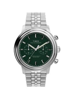 Timex - Waterburry Round 21mm Green Dial Analog Men Watch - TW2Y23600IK