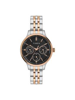 Timex - Trendline Round 21mm Black Dial Analog Women Watch - TWEL14837
